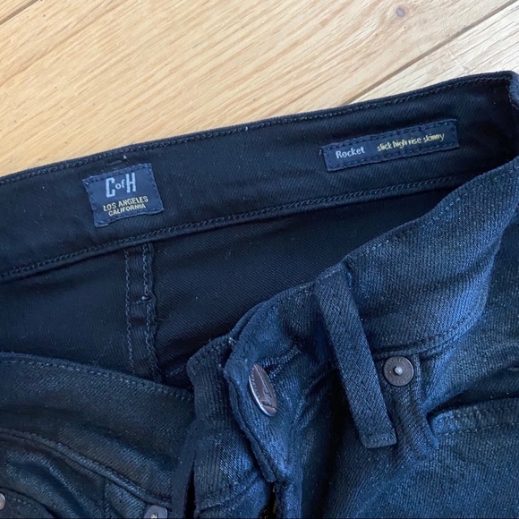 COH rocket slick high rise skinny 28 black coated - Picture 4 of 7